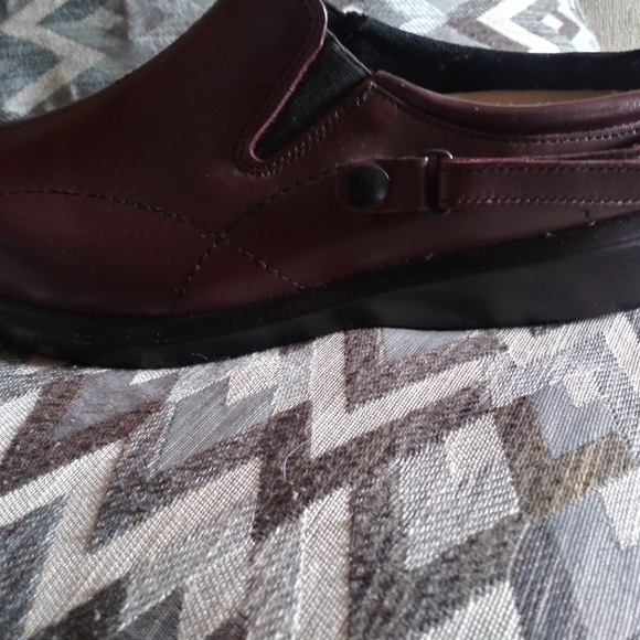 Womens Nature's Stride Nantucket genuine leather therapeutic clog size 7, brown - Picture 8 of 10